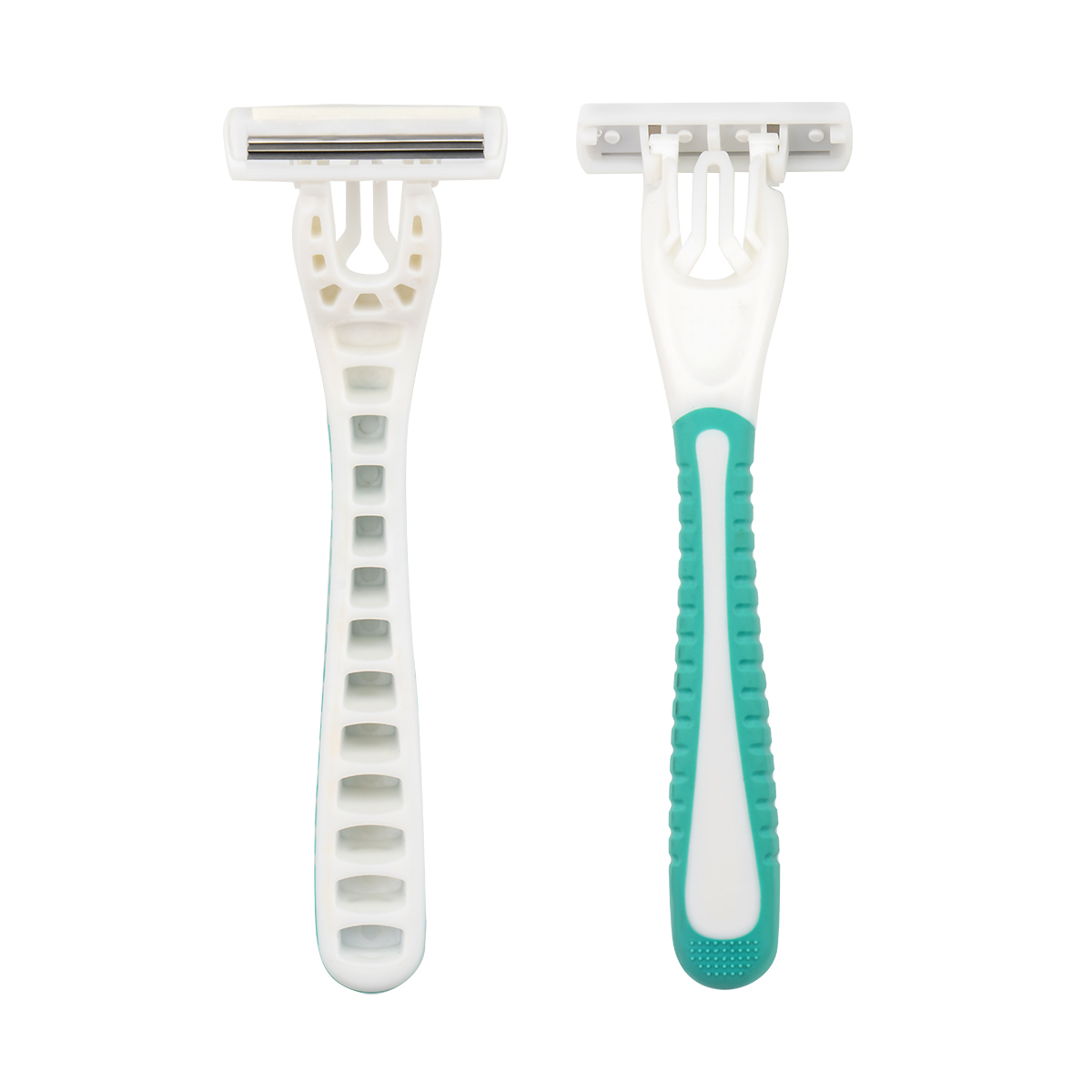 CX-T42 Triple Blade Women Hướng dẫn sử dụng dao cạo an toàn dùng một lần với đầu xoay